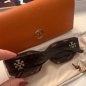 Tory Burch tortoise sunglasses